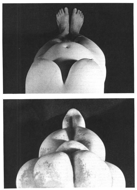 המבט של אישה על עצמה-ללא השתקפות