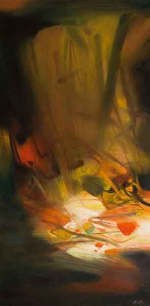 ציור מופשט מזרח אסיה-קורס ציור תל אביב