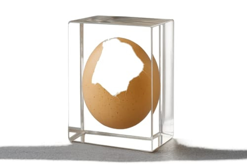 שרף אפוקסי  עם חומרים שבירים וחולפים