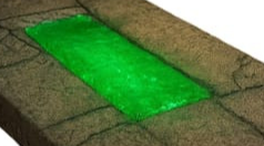 שילוב תאורה בשולחן אפוקסי ואבן