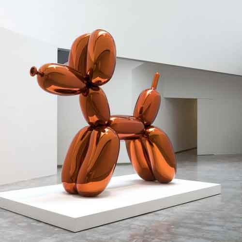 -ג'ף קונס. פסלים עכשוויים, ציפוי אפוקסי מתכתי