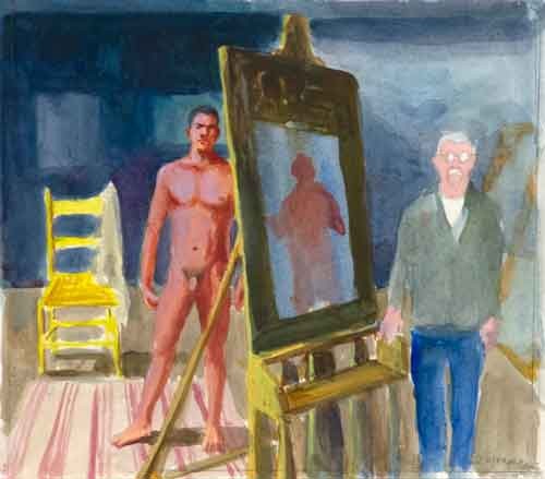 קורס ציור רחובות: דיאלוג בין צייר ומודל