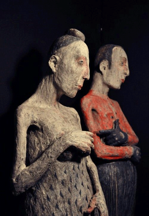 קורסי פיסול במרכז- הקומדיה והטרגדיה.