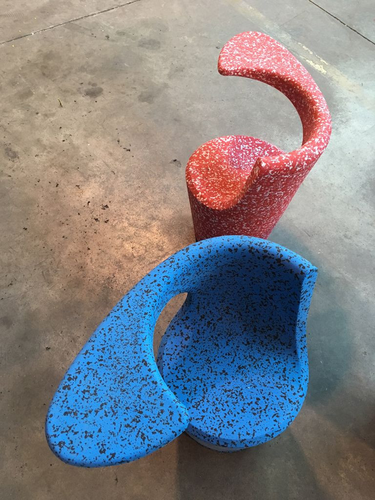 Jacco Bregonje, Ecopixel, ריהוט ביציקות אפוקסי עם חומר ממוחזר