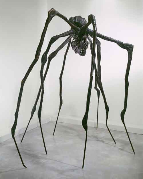 עכביש-(אימא) פסל ביציקת מתכת, 