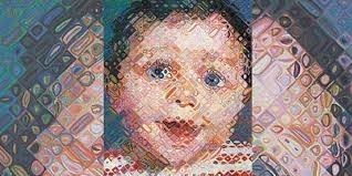 קלוז -עבודה מאוחרת, ציור הפנים האנושיות 