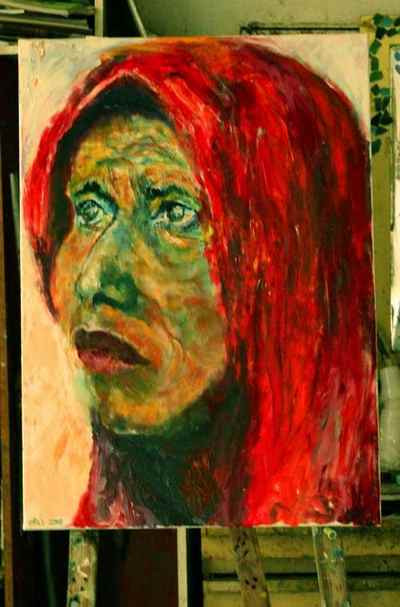 אורלי אברהמי-ציור באצבעות