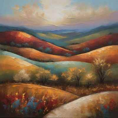 ציור תוך שימוש בסכין ציור