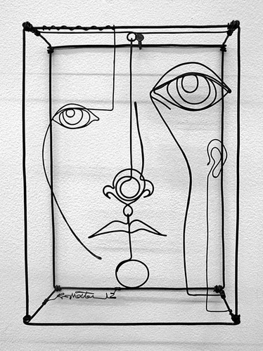 פיסול בחוט ברזל-