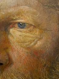 אנדרו וייאת' משתמש בטוויה וברקמה כדימוי לצורה בה הוא משתמש בצבע בציורי המים שלו.