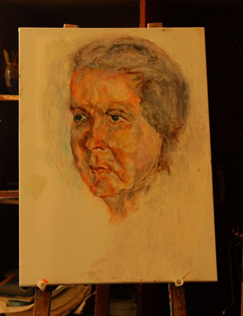 ציור באצבעות, צבעי שמן