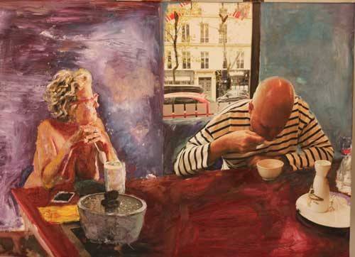 כניקות מעורבות הכוללות כמה מדיומים. פרופסור שלמה מלמד